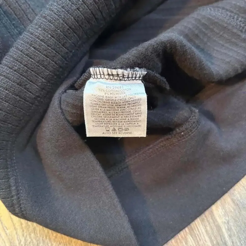 Pendleton Quarter Zip Ribbed Sweater Large
